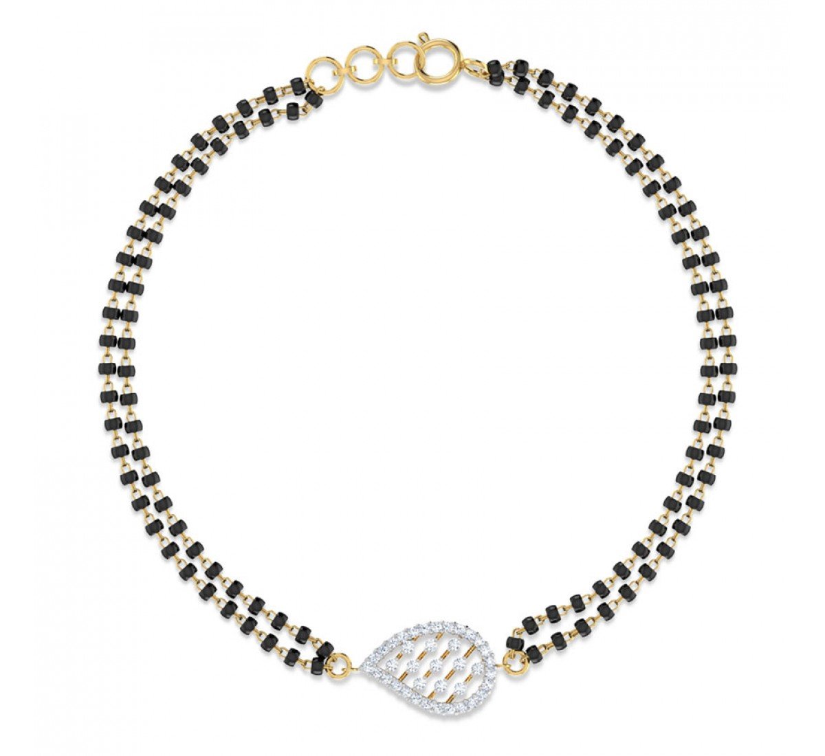 Bellicose Diamond Mangalsutra Bracelet