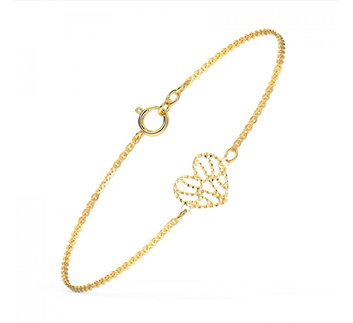 Sweetheart Gold Bracelet
