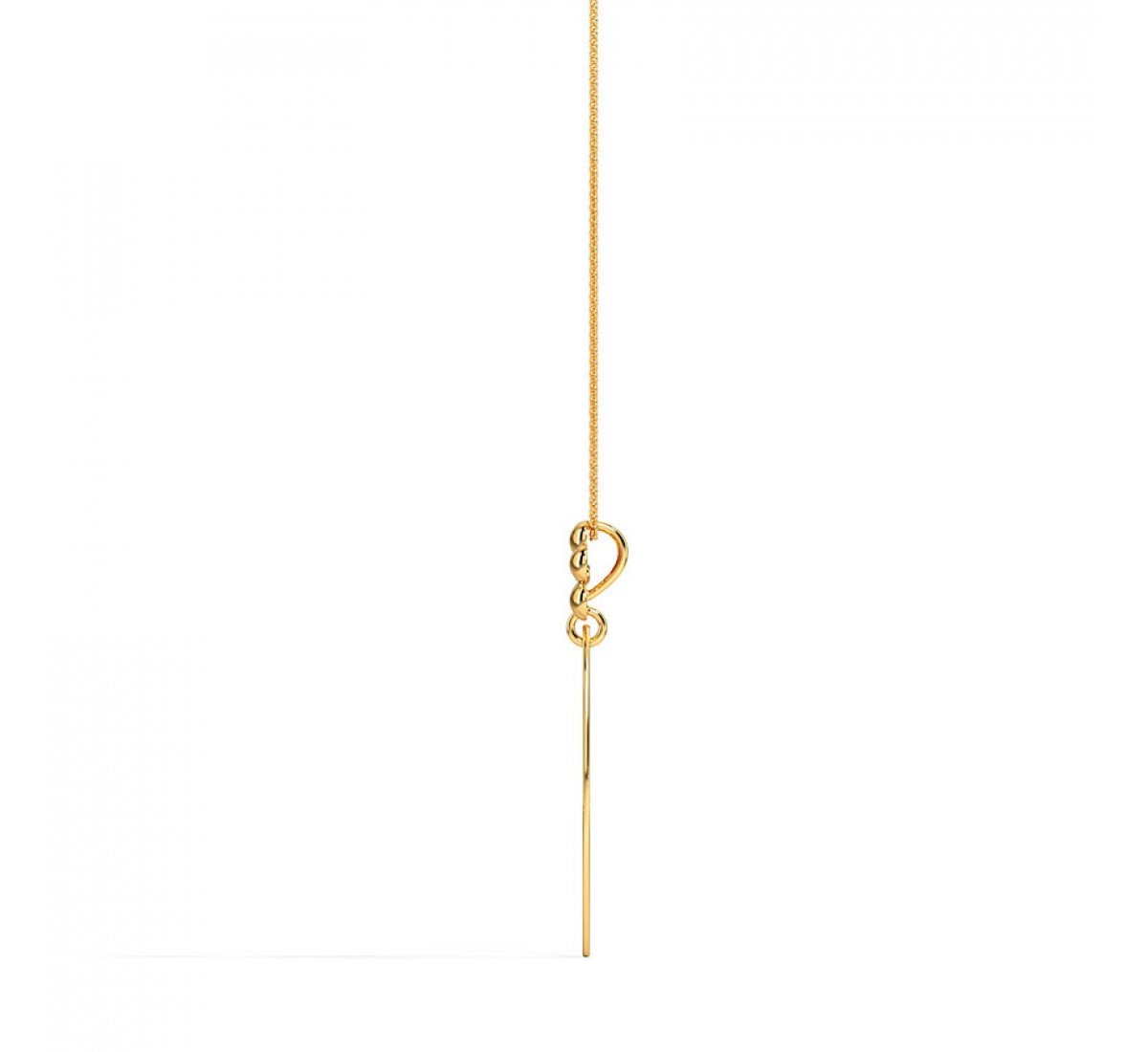 Arctic Cutout Gold Pendant
