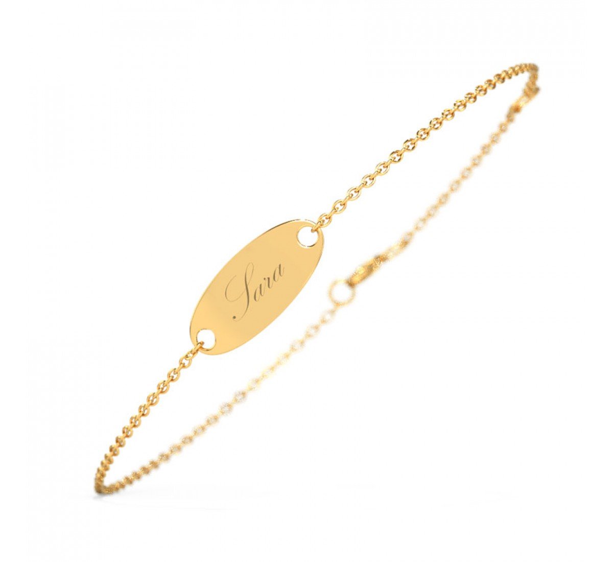 Kitsch Engrave Baby Gold Bracelet
