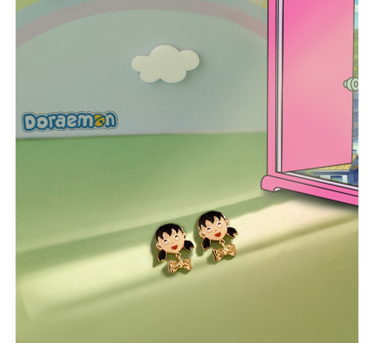 Shizuka Kids Gold Earrings