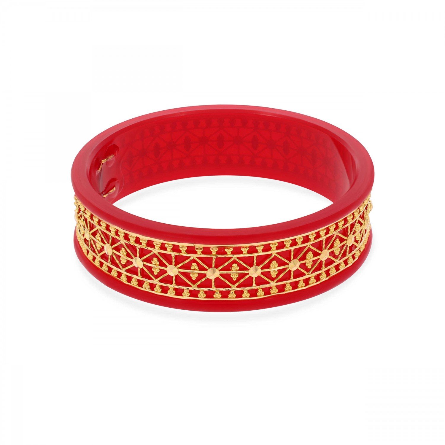 Bhargavi Art Gold Pola Bangle