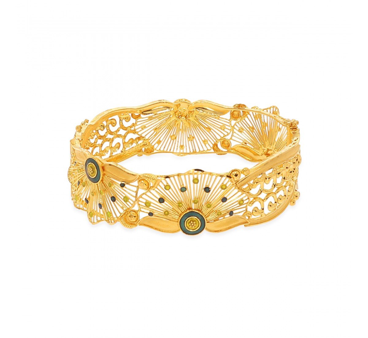 Kavika Sun Gold Chur Bangle