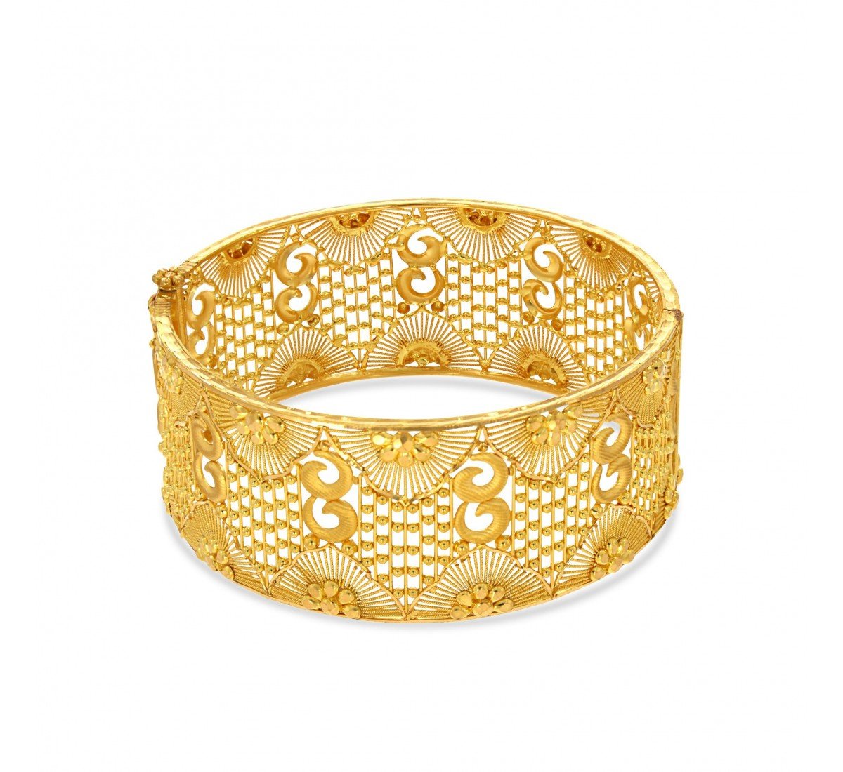 Lustrous Gold Chur Bangle