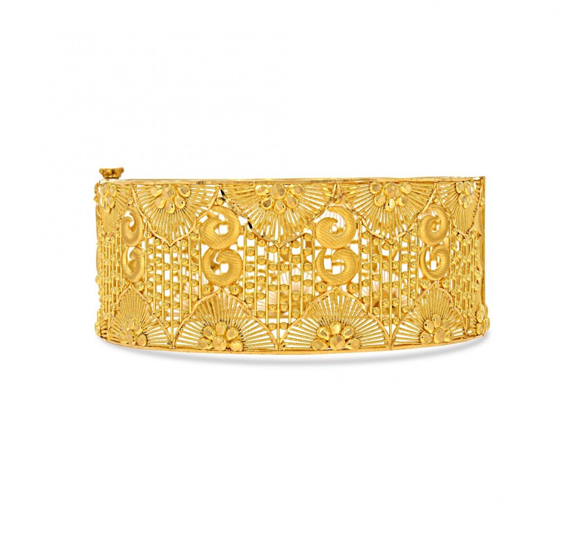 Lustrous Gold Chur Bangle