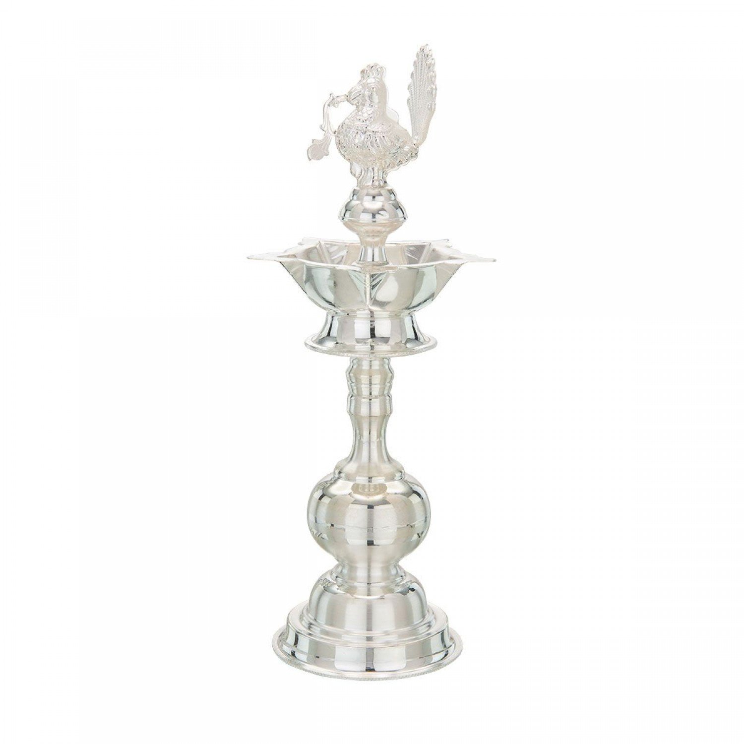 Silver Annam Kuthu Vilakku (JVDS050923-50161)