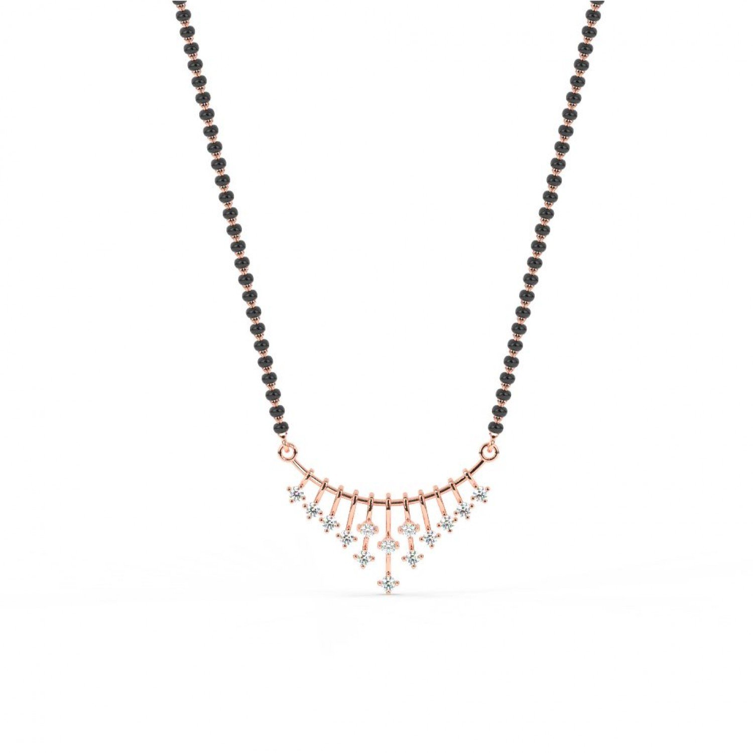 Rose Gold Chimes Mangalsutra