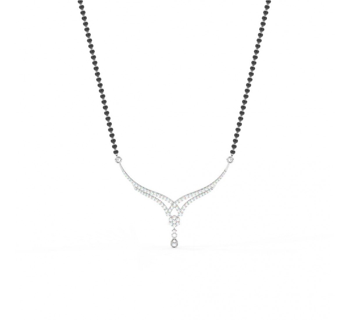 Silver Layered Stunning Mangalsutra