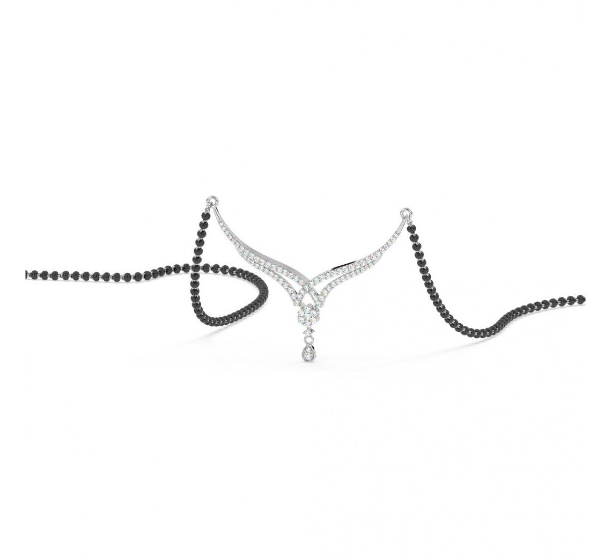 Silver Layered Stunning Mangalsutra