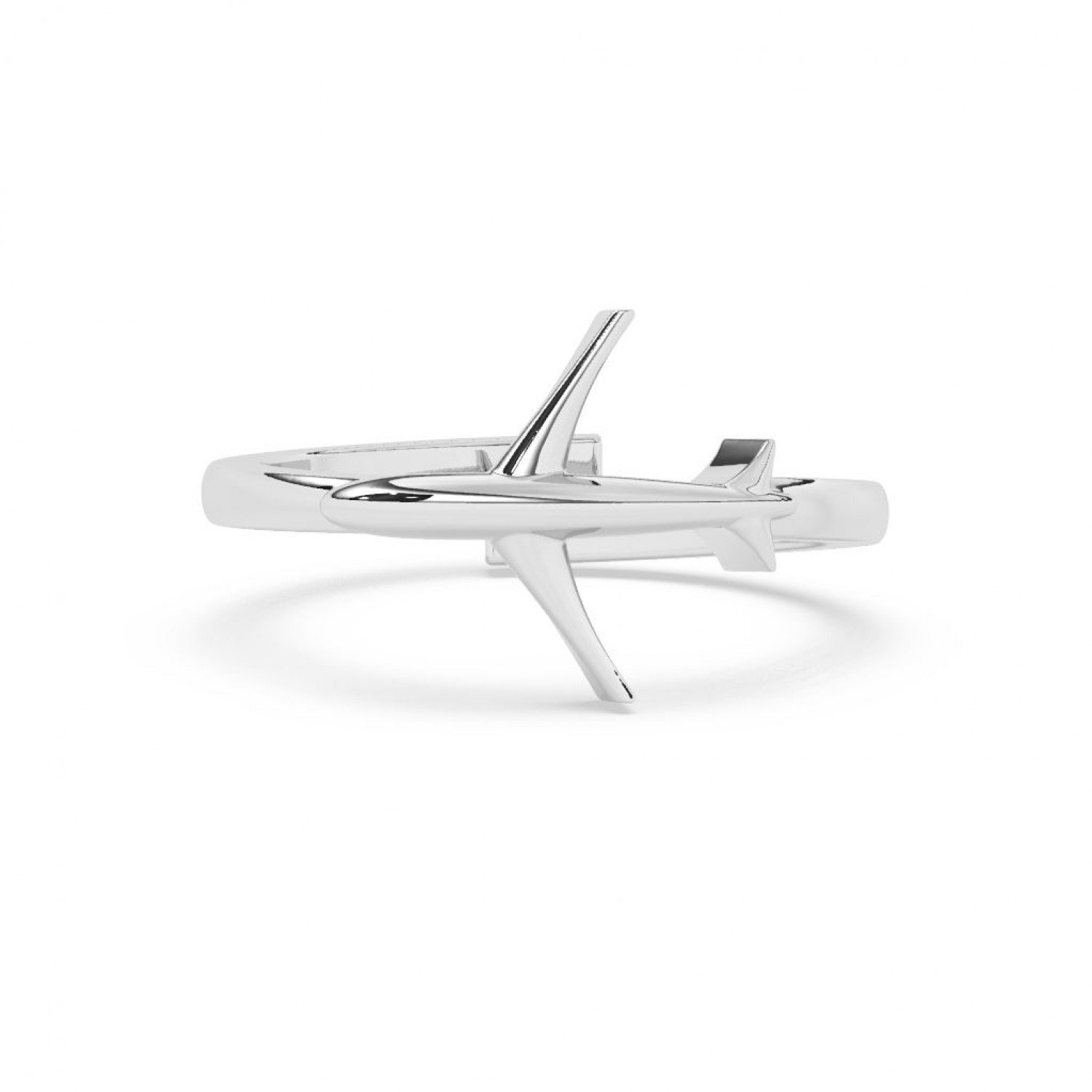 Silver Aeroplane Ring