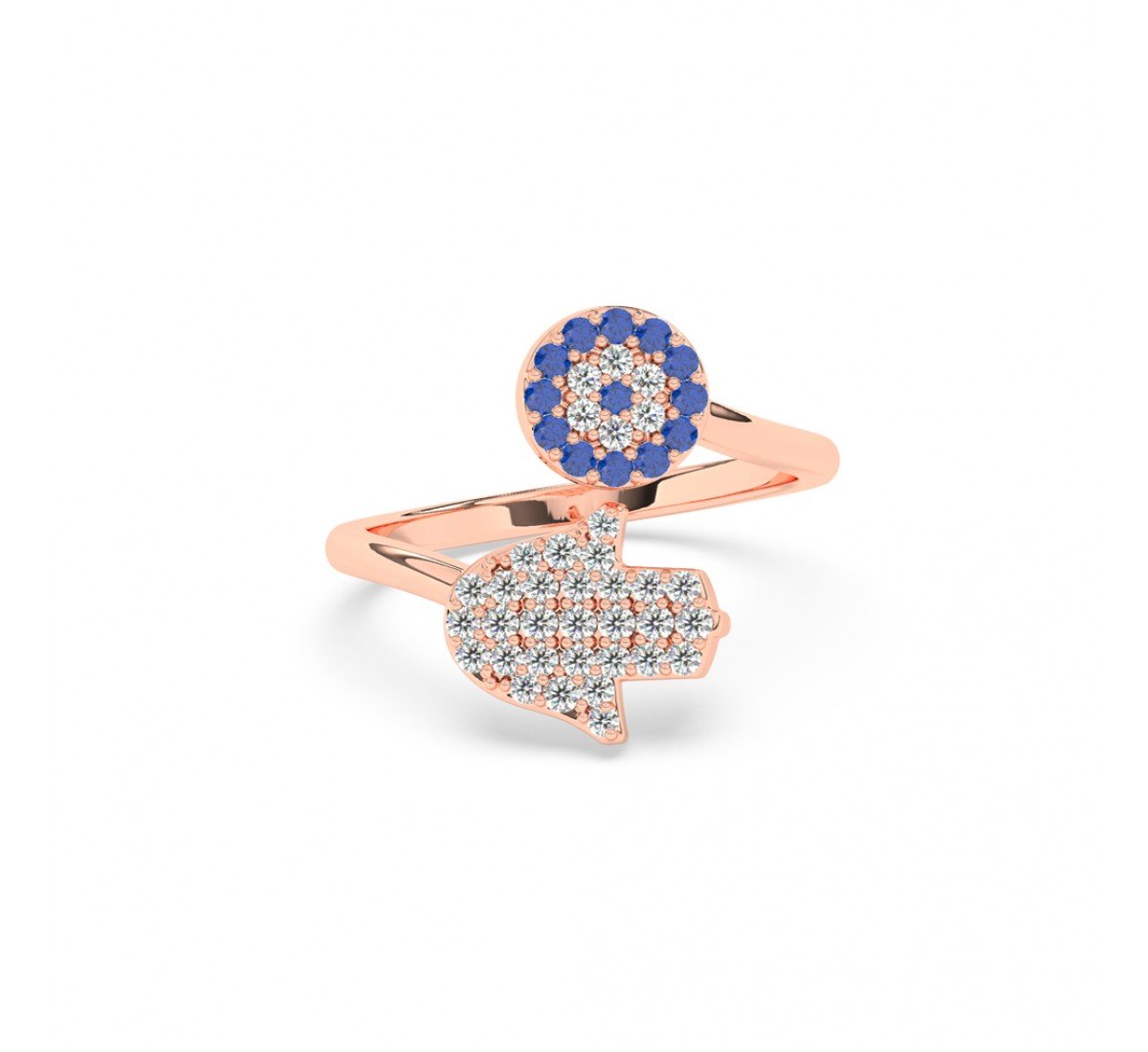 Rose Gold Hamsa Ring