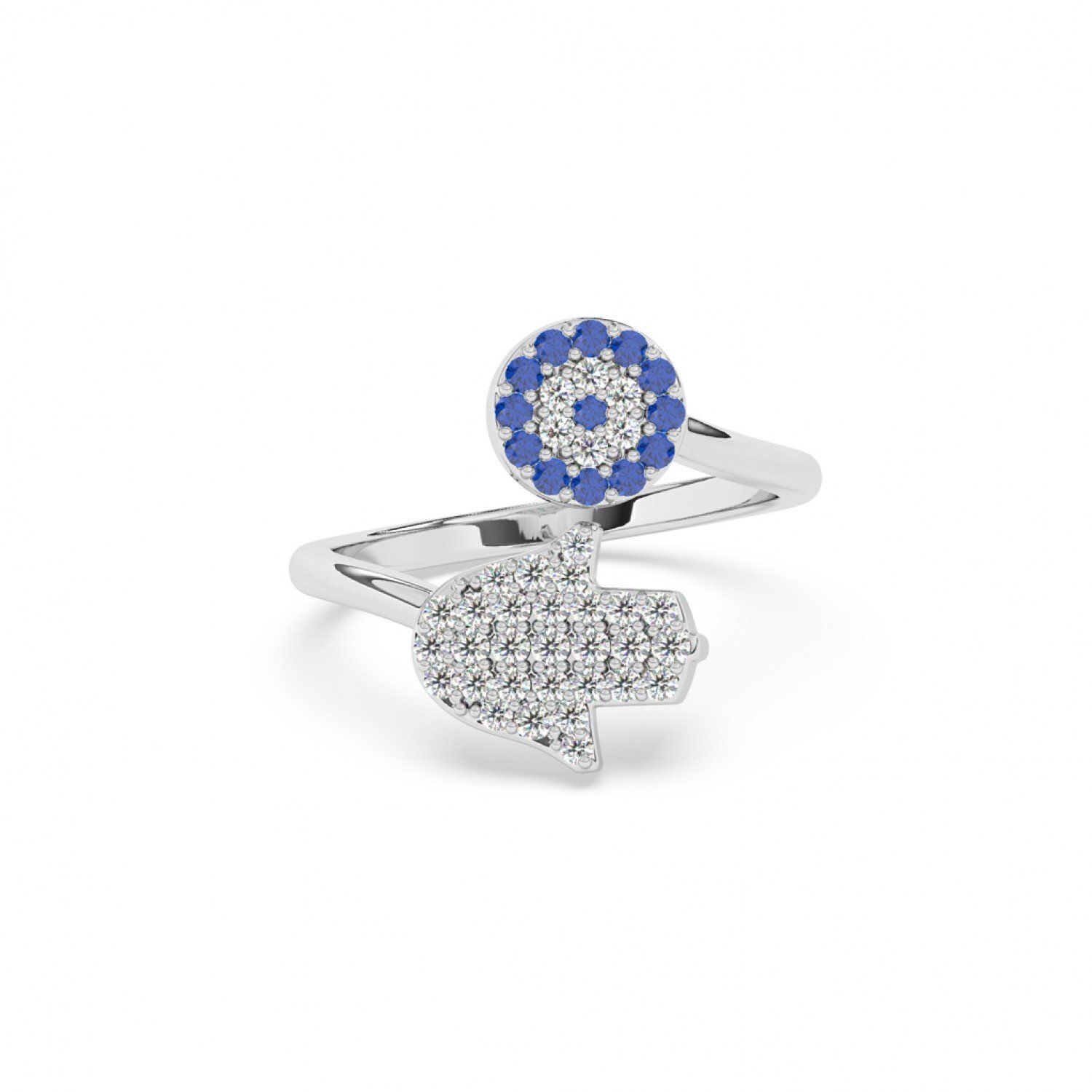 Silver Hamsa Ring