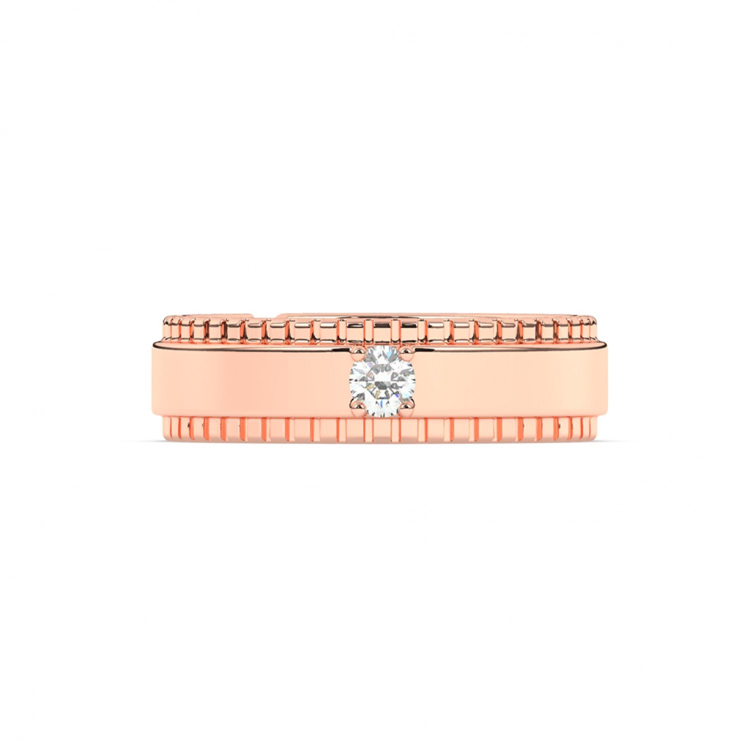 Rose Gold Band For Him