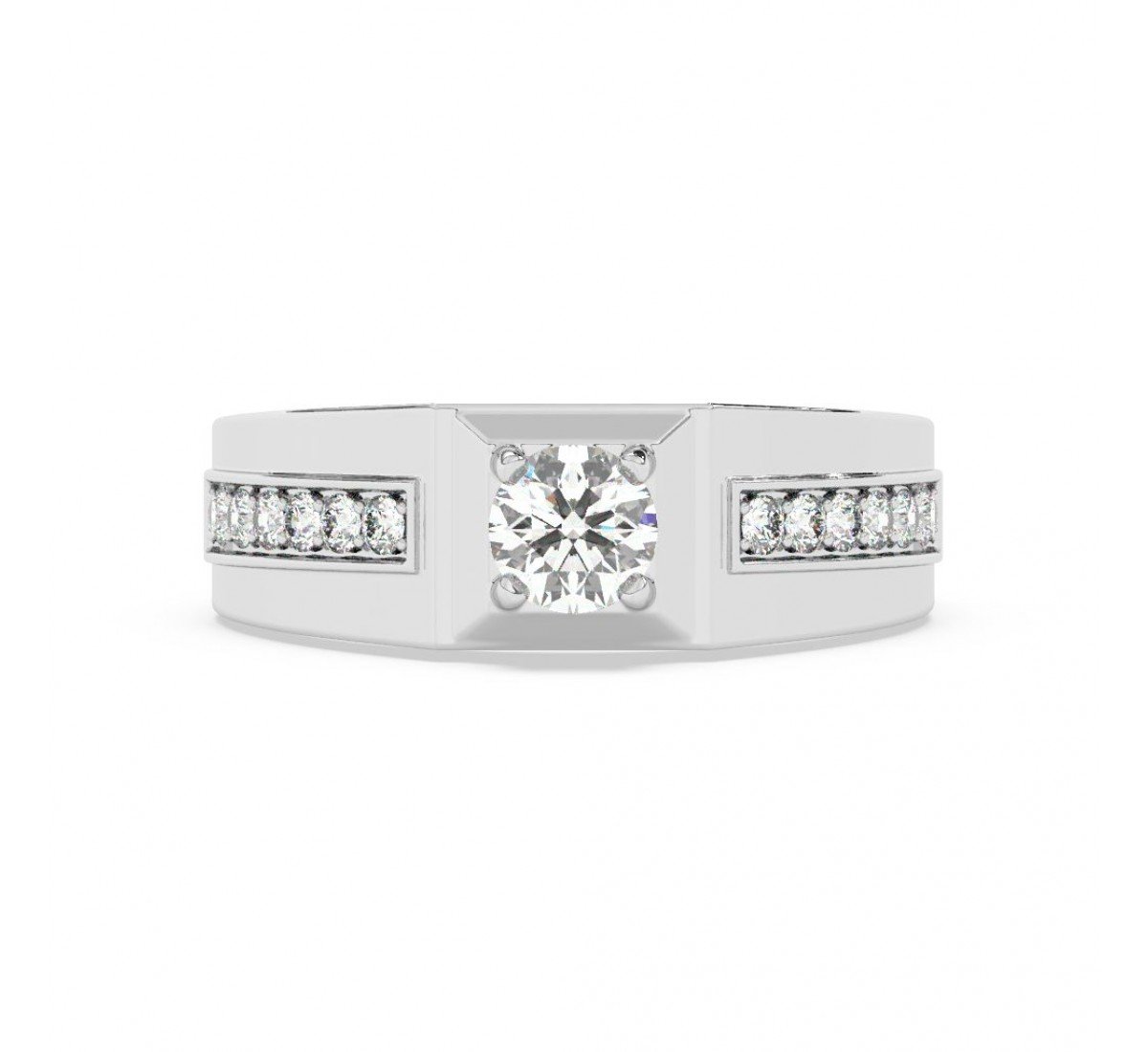 Silver Growth Ring For Him