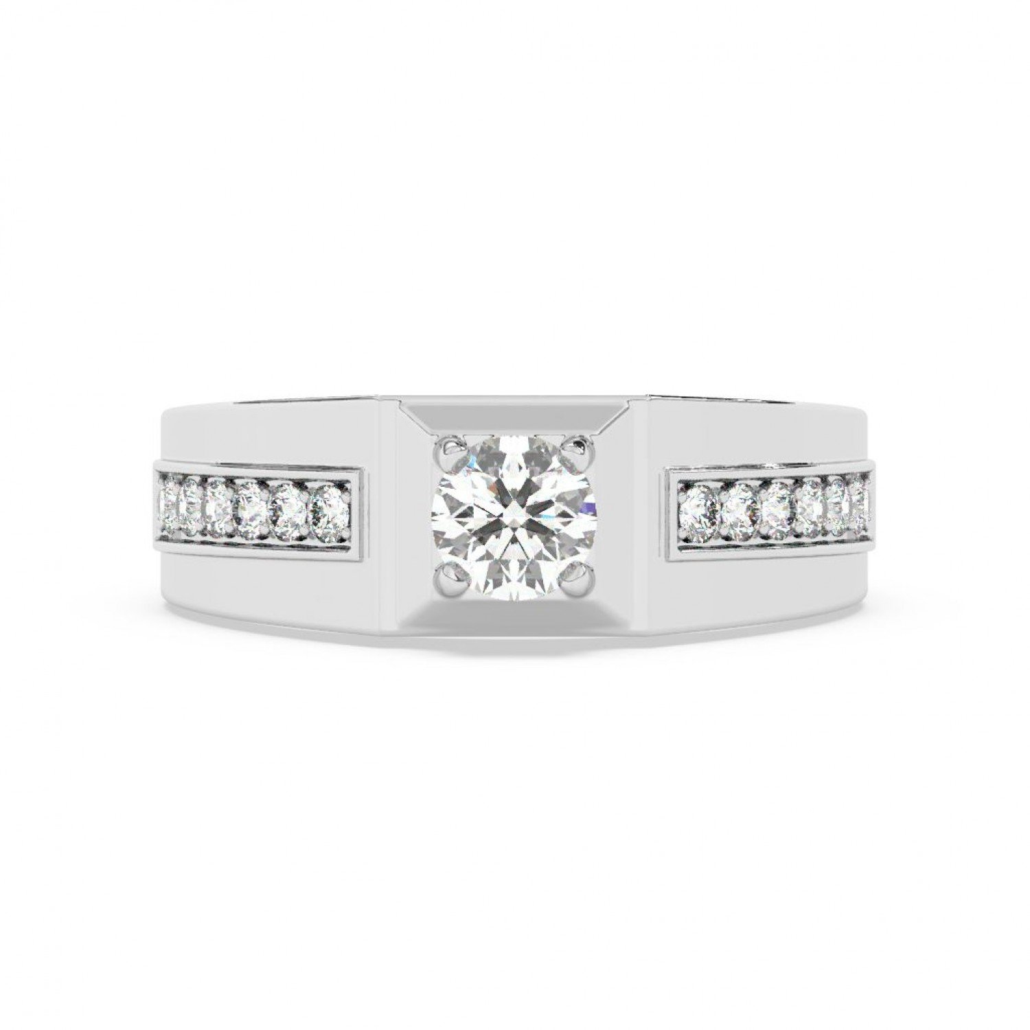 Silver Growth Ring For Him