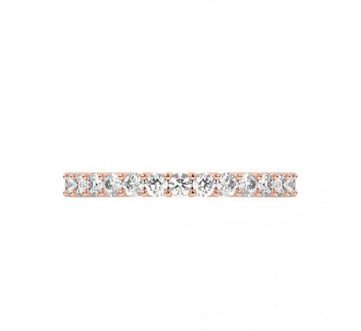 Rose Gold Love Eternity Band