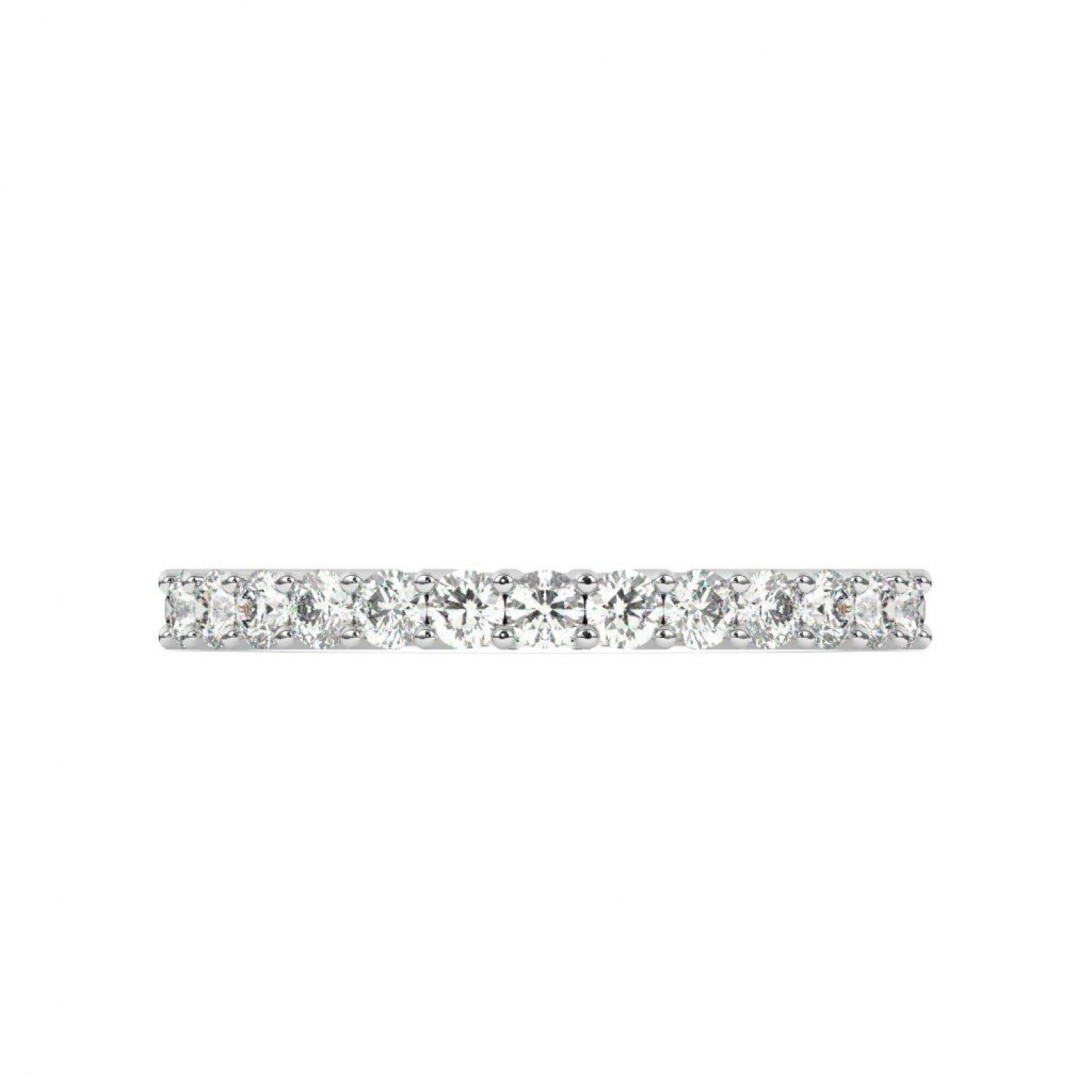 Silver Love Eternity Band
