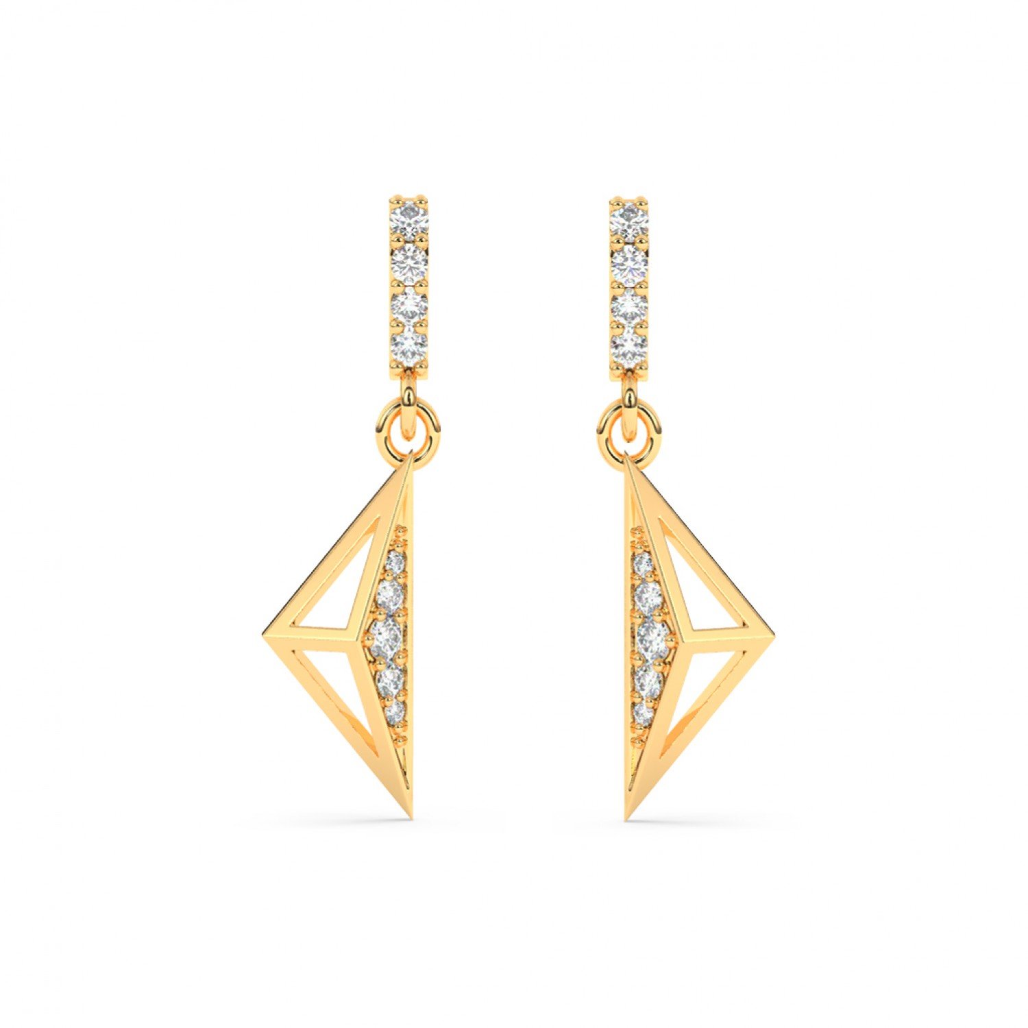 Gold Akira Drop Earrings