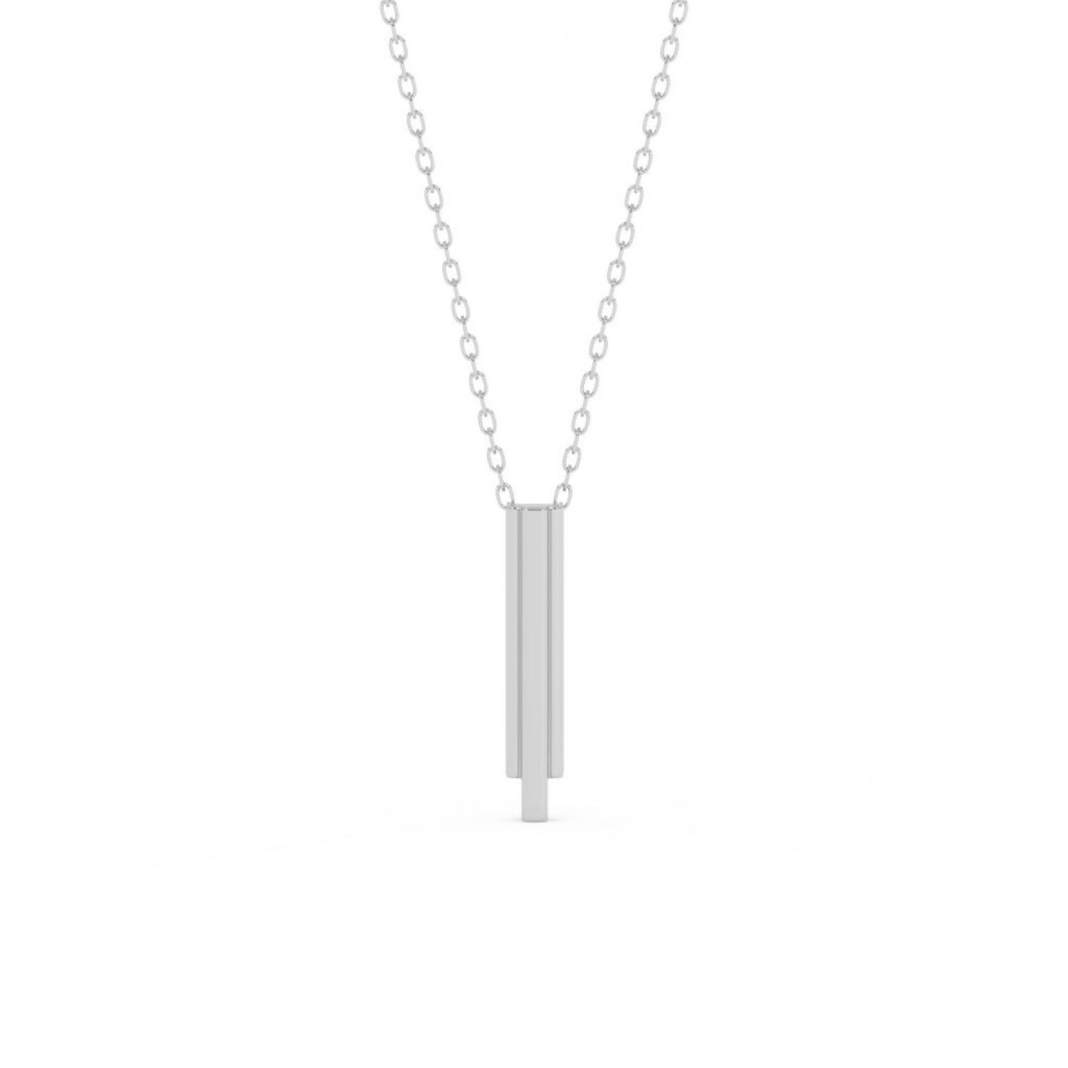 Silver Monolith Pendent