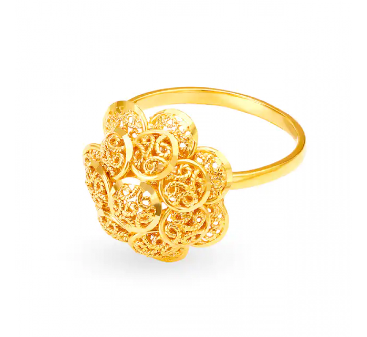 Unique Pattern Gold Ring