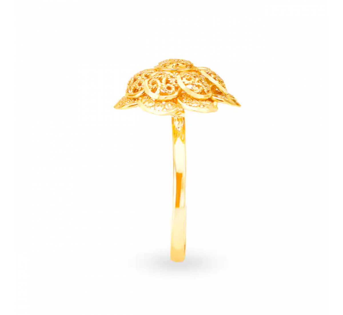 Unique Pattern Gold Ring