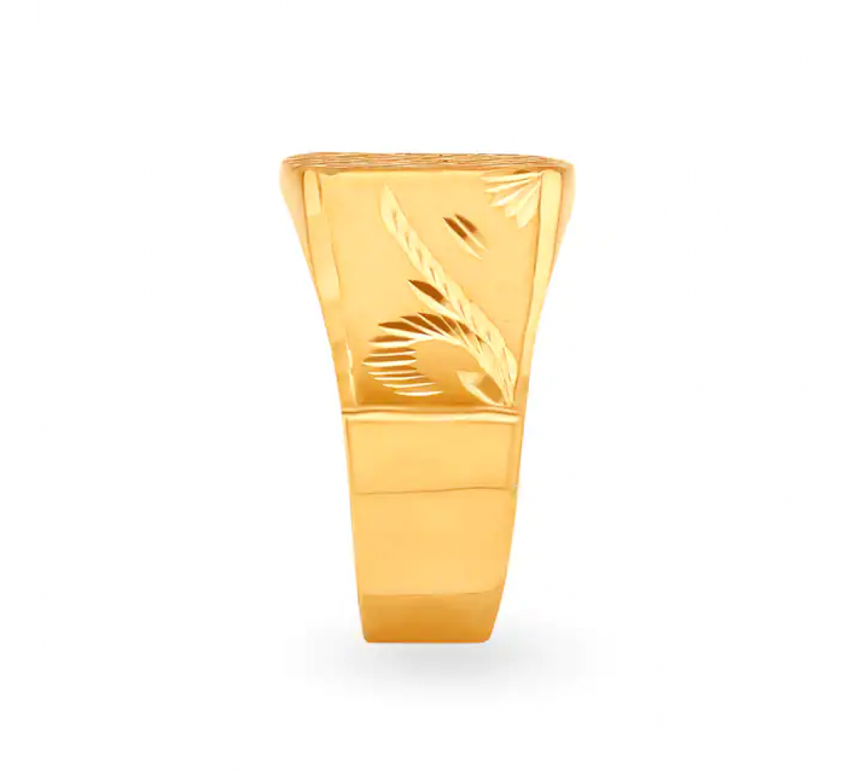 Splendid Gold Square Ring