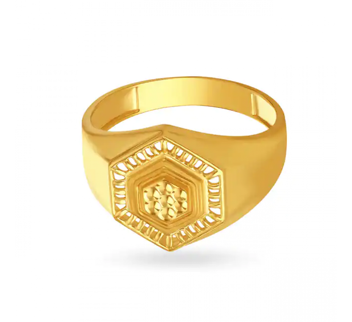Stately Spiral Gold Ring