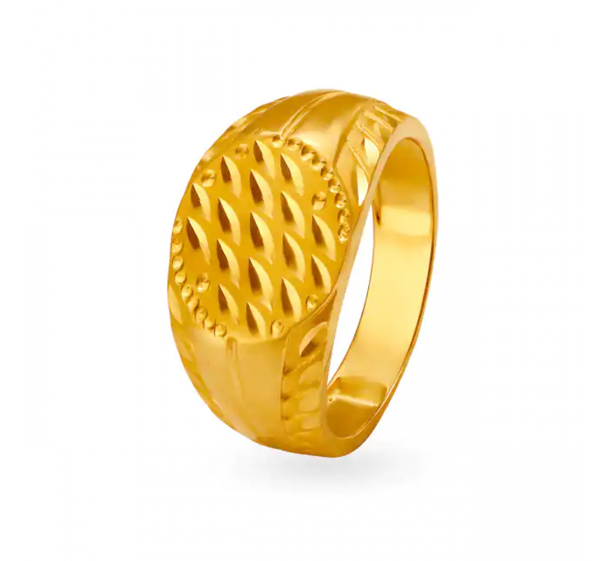Vintage Gold Textured Ring