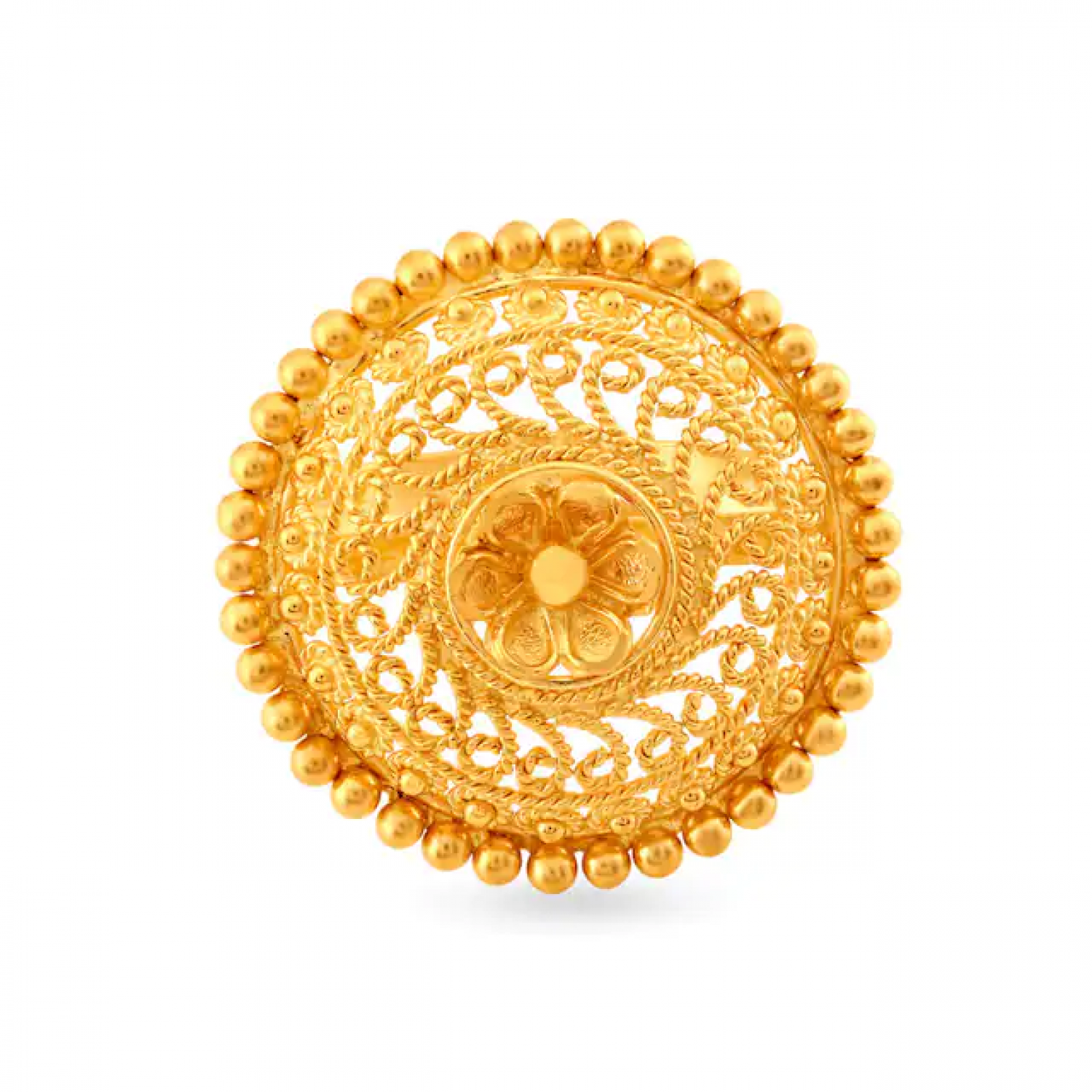 Floral Gold Ring