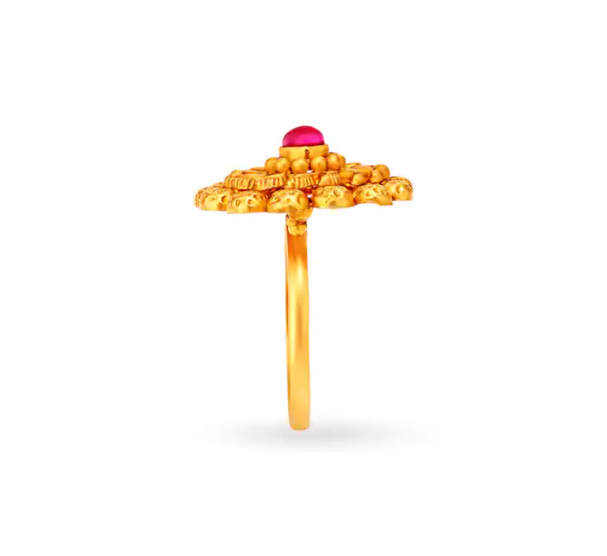 Regal Stone Cocktail Gold Ring