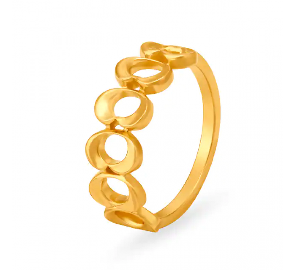Stylish Open Design Gold Ring