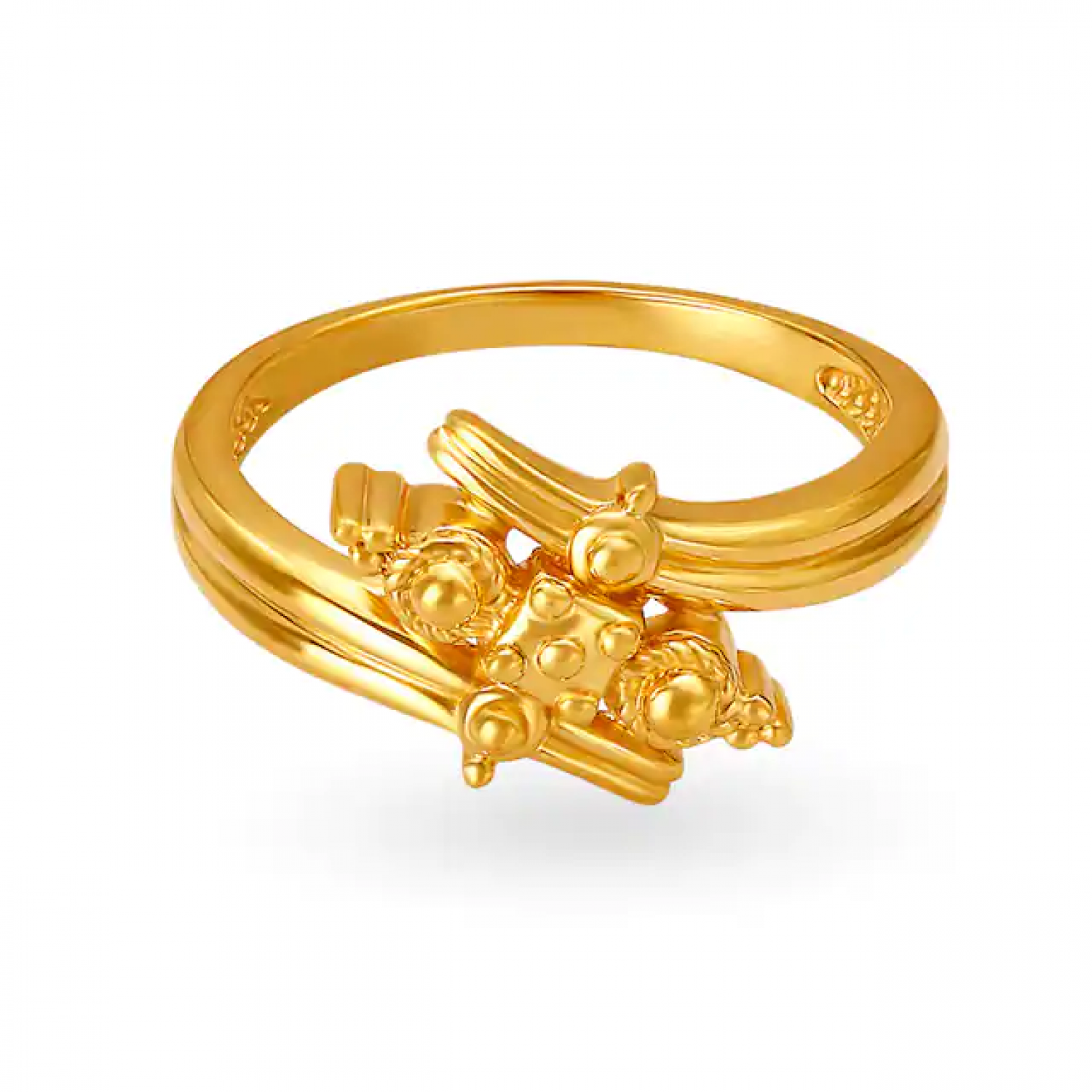 Elaborate Banded Gold Ring