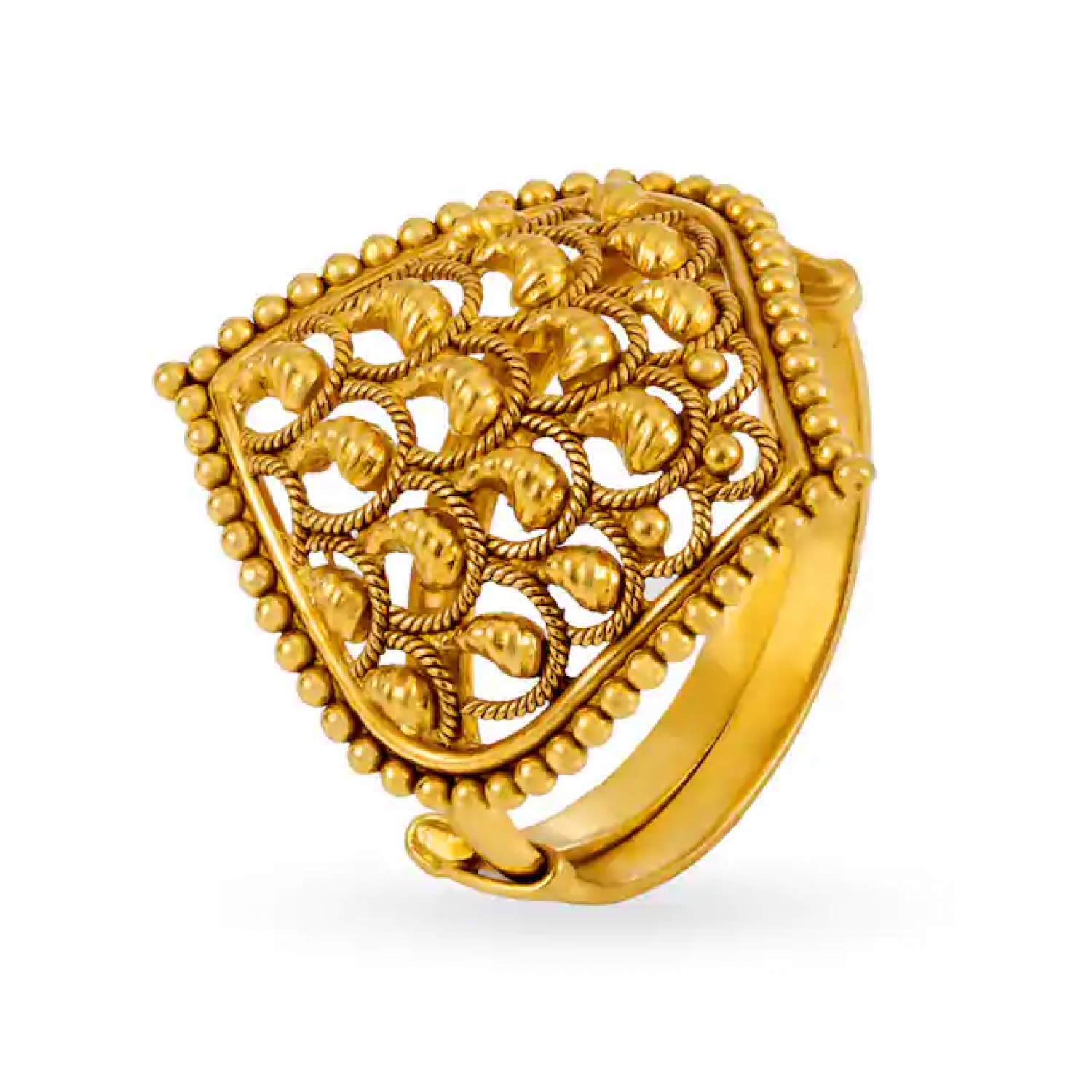 Imperial Leaf Gold Ring
