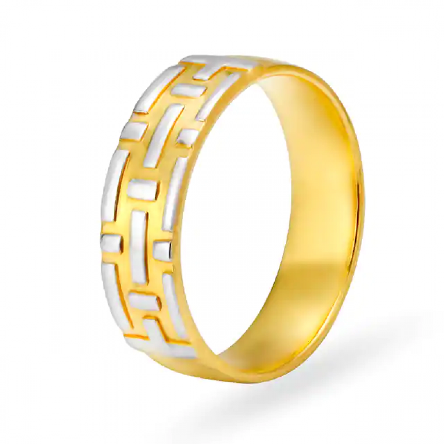 Geometric Gold Ring