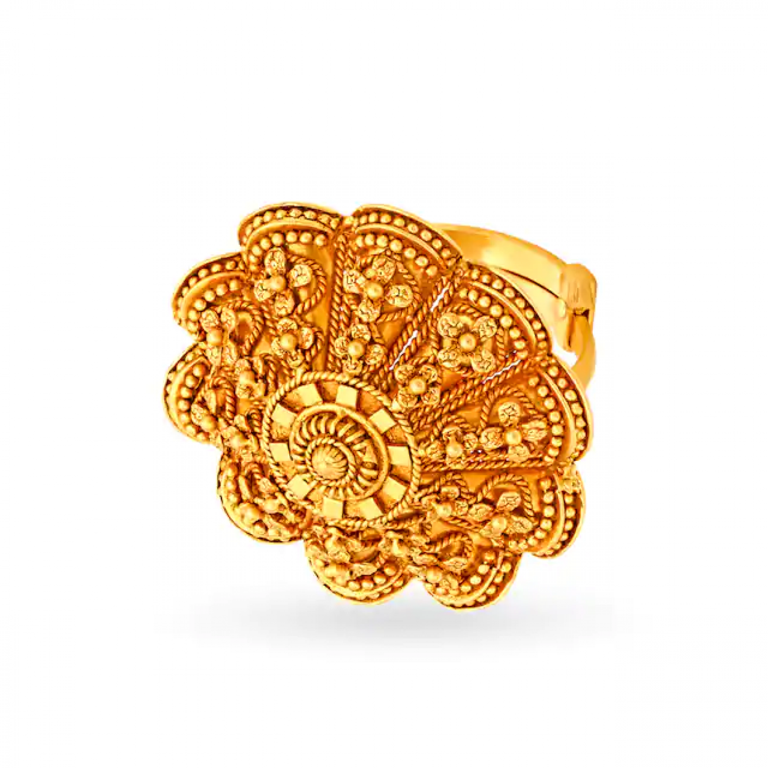 Tamsint Gold Floral Ring