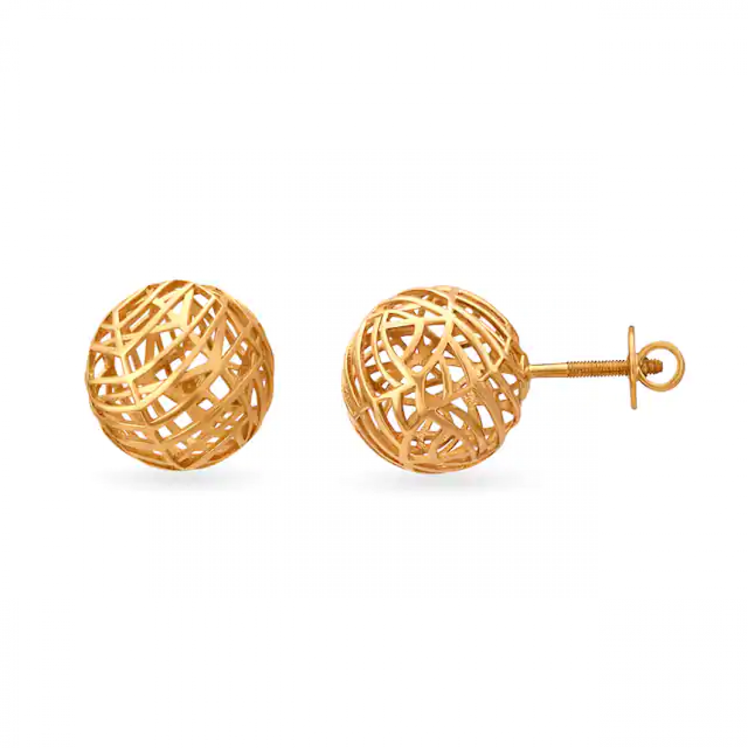 Unforgettable Fancy Gold Stud
