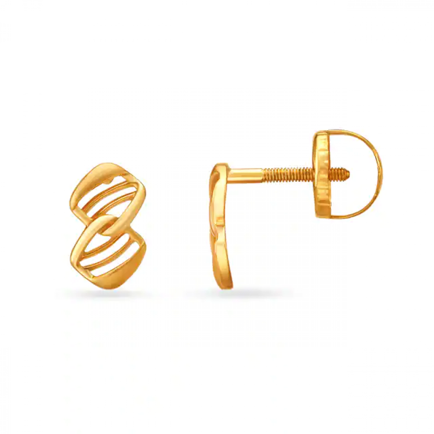 Fancy Motif Gold Stud