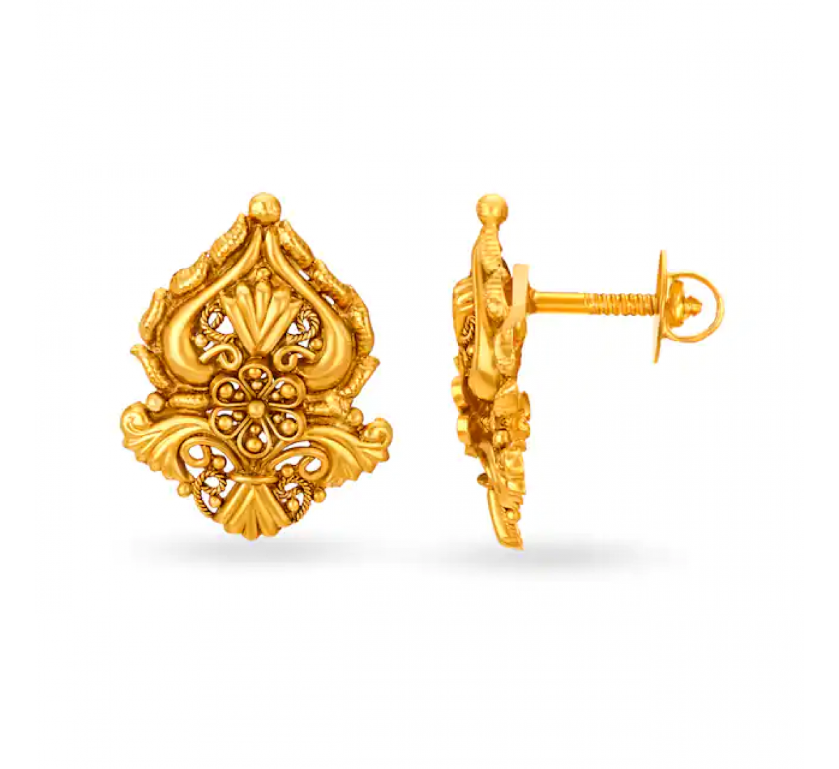 Anushri Inspired Gold Stud