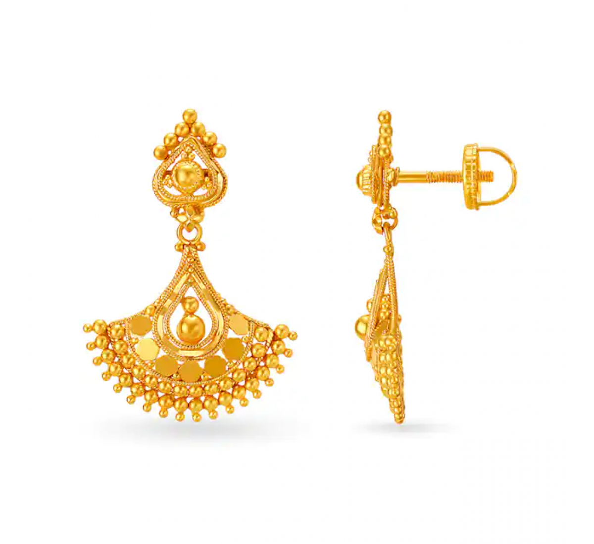 Classic Gold Triangular Drops