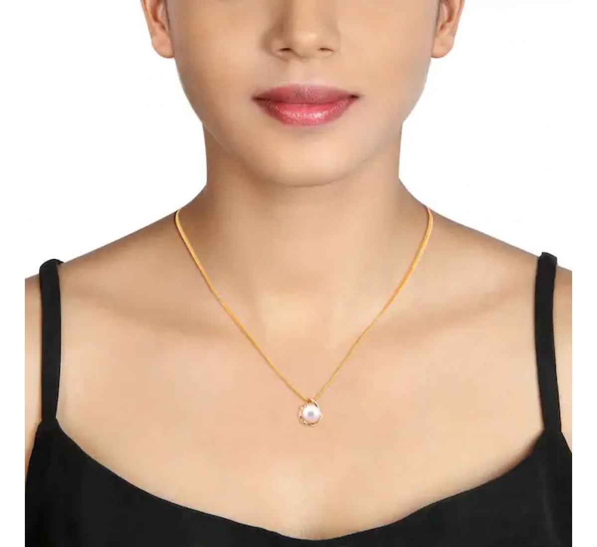 Captivating Pearl Gold Pendant