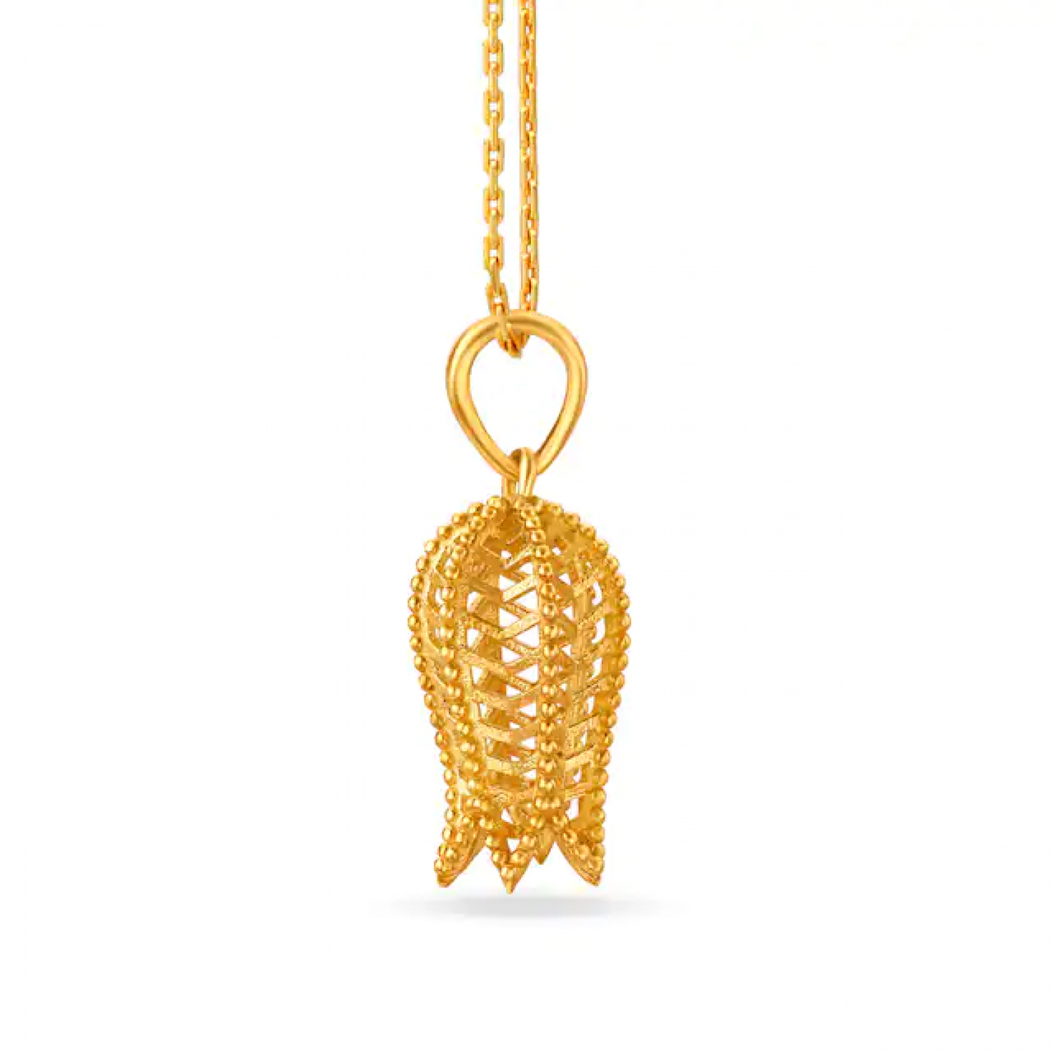 Petite Floral Gold Pendant