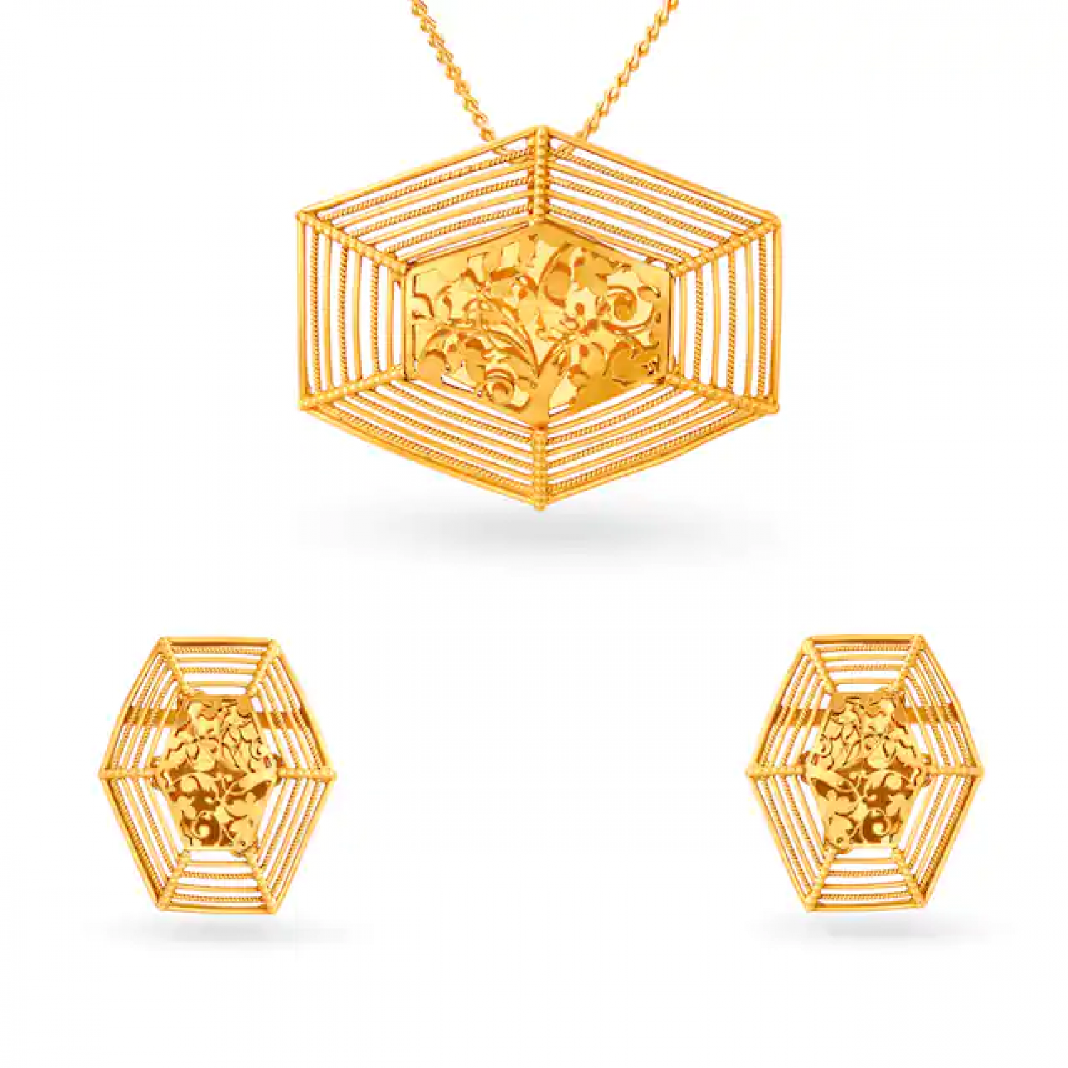Rtistic Kaia Gold Pendant Set