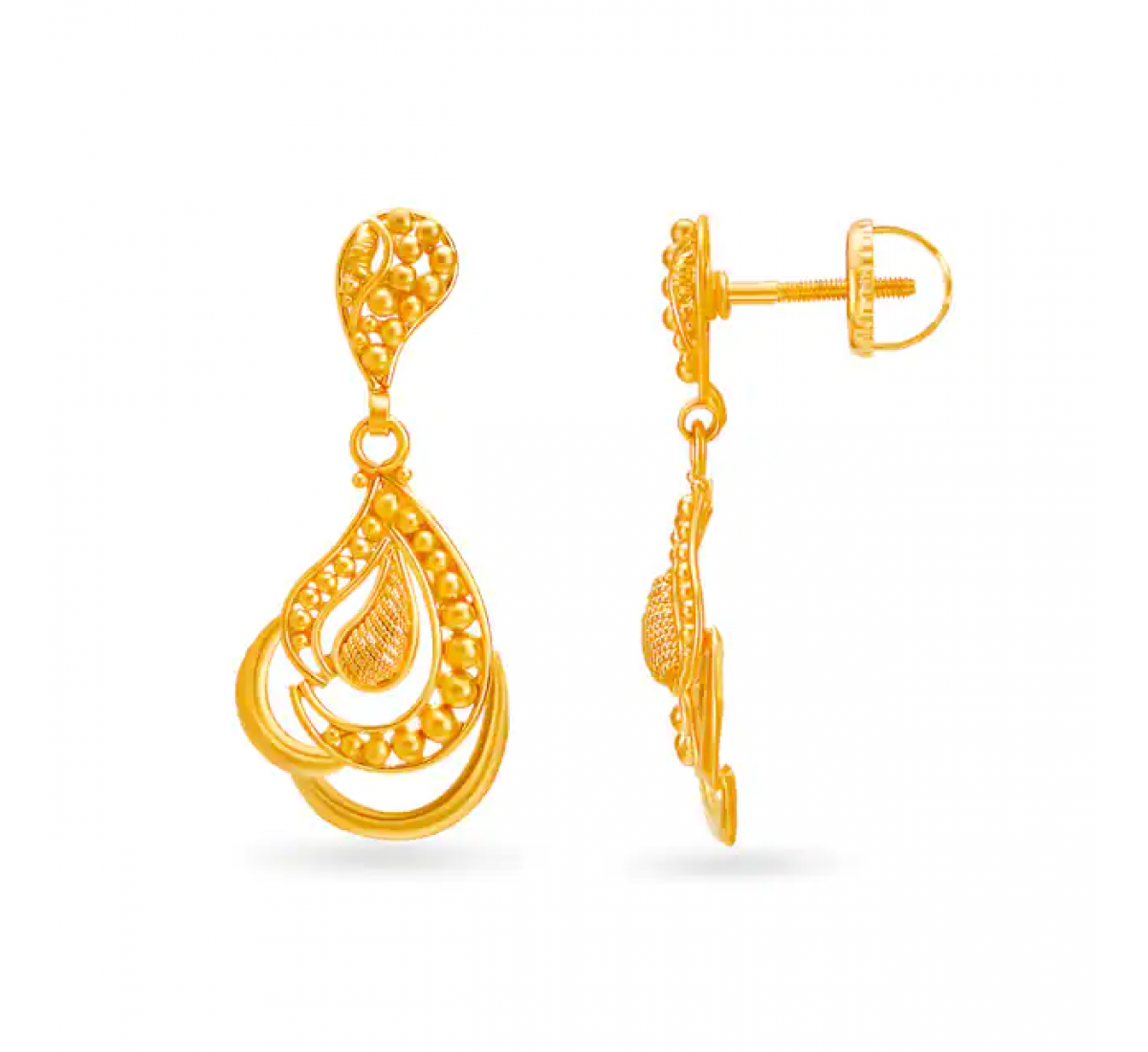Abhinaya Gold Pendant Set