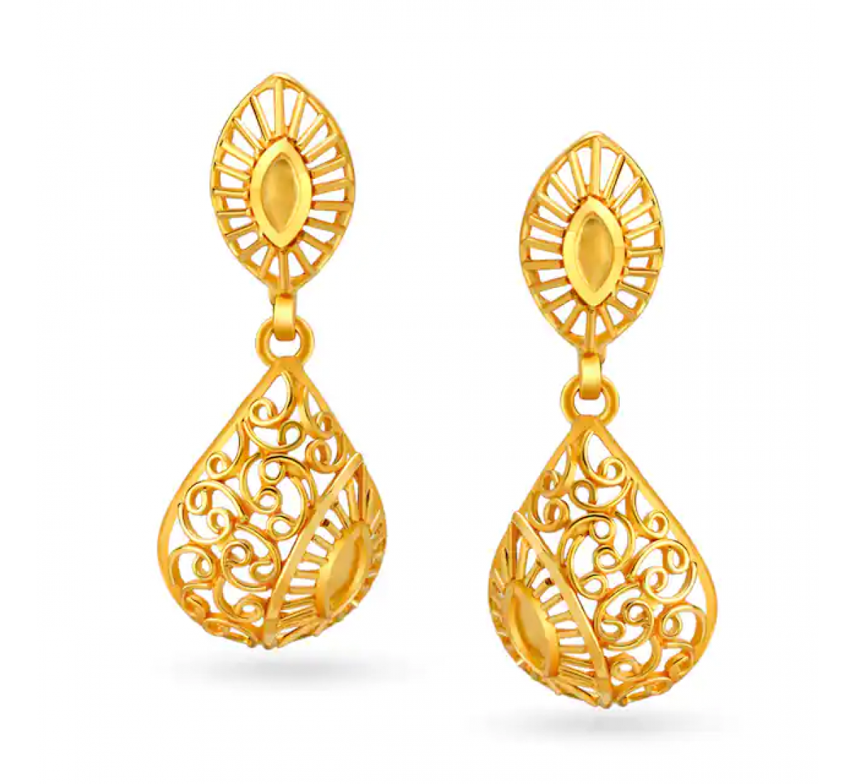 Elegant Evita Gold Pendant Set