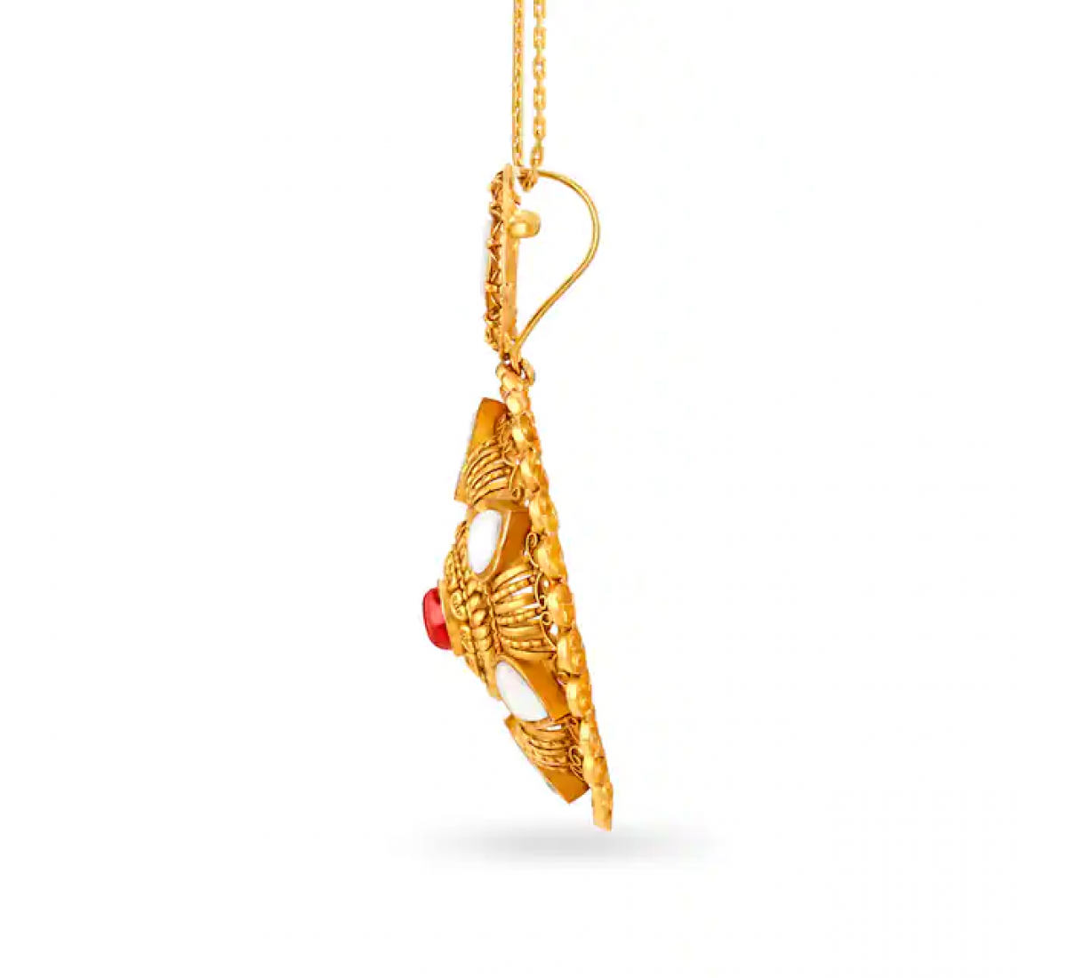 Enchanting Gold Pendant Set