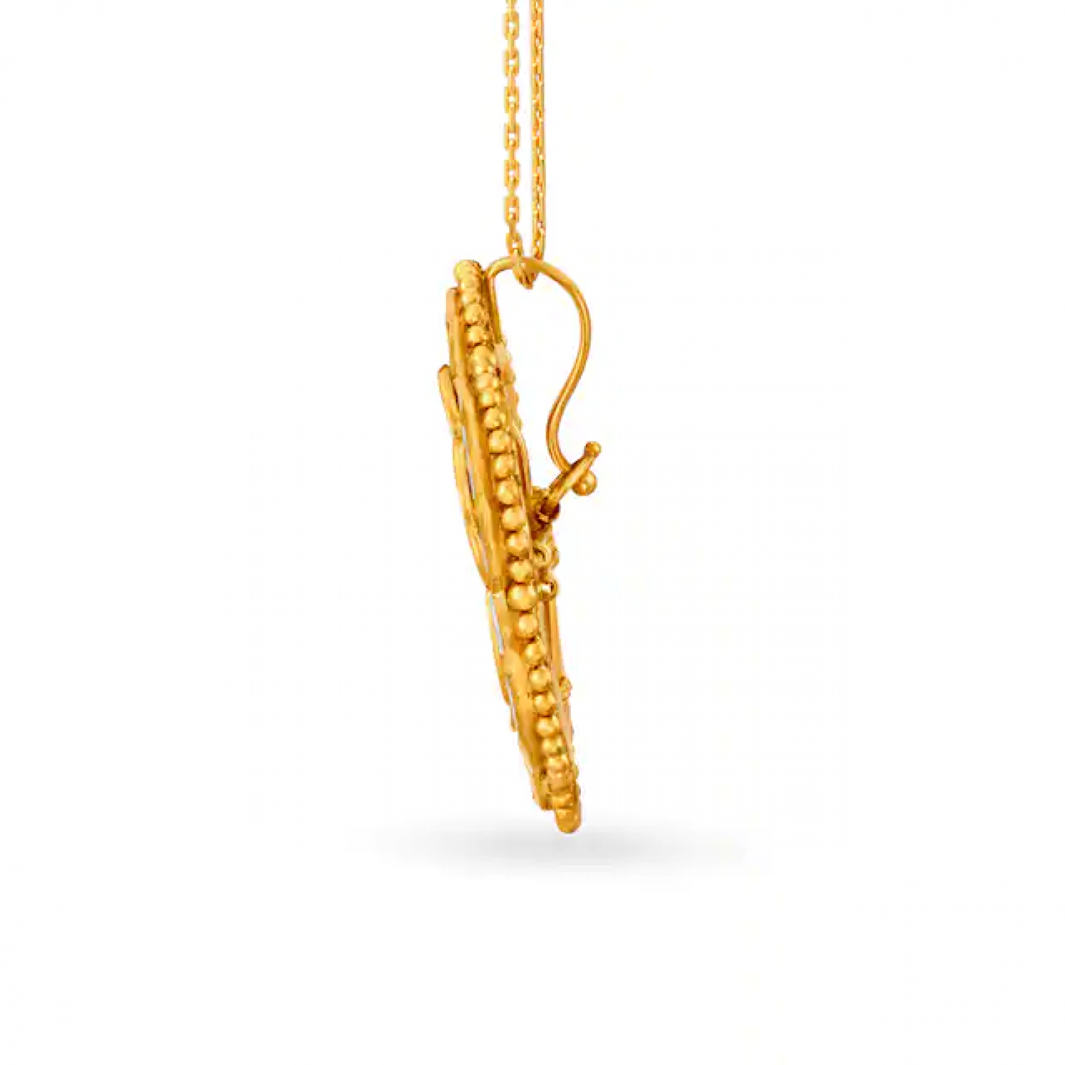 Julius Floral Gold Pendant Set