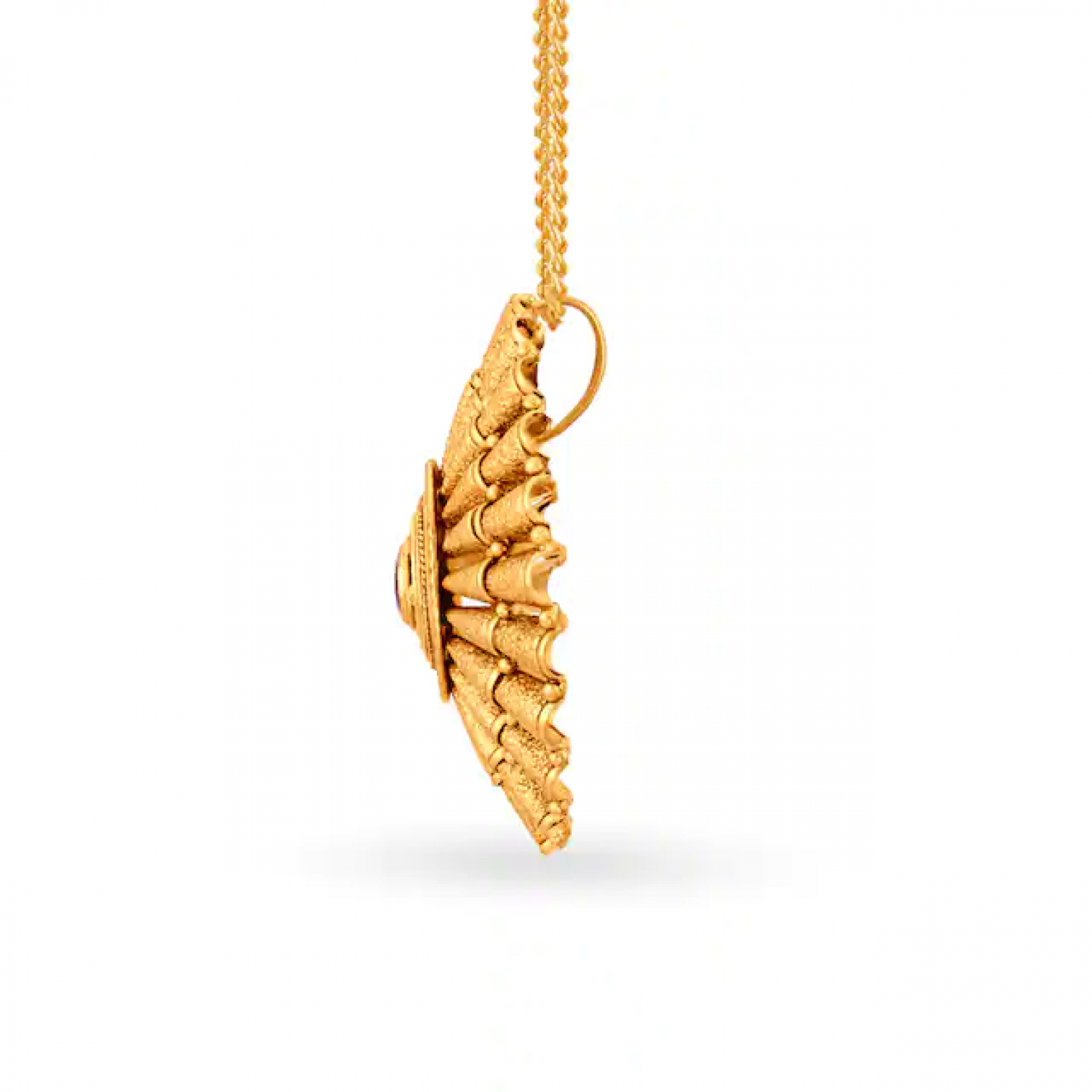 Regal Bold Gold Pendant Set