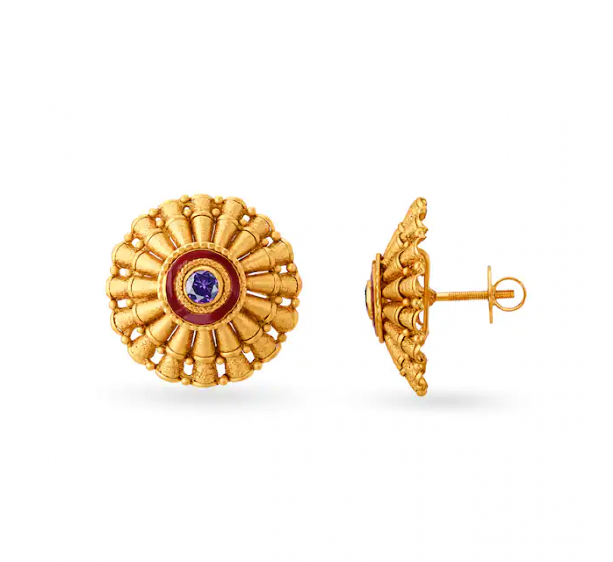 Regal Bold Gold Pendant Set