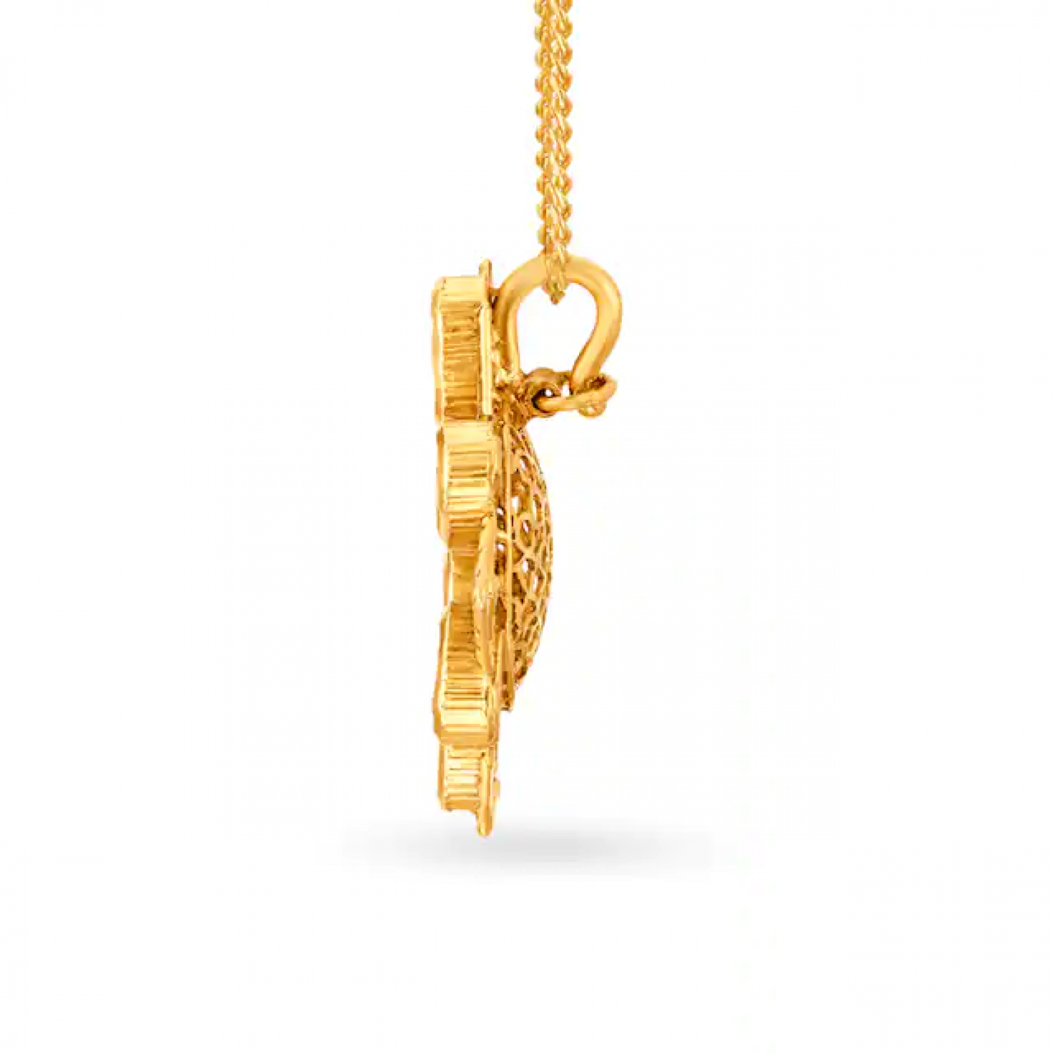 Enamel Gold Pendant Set
