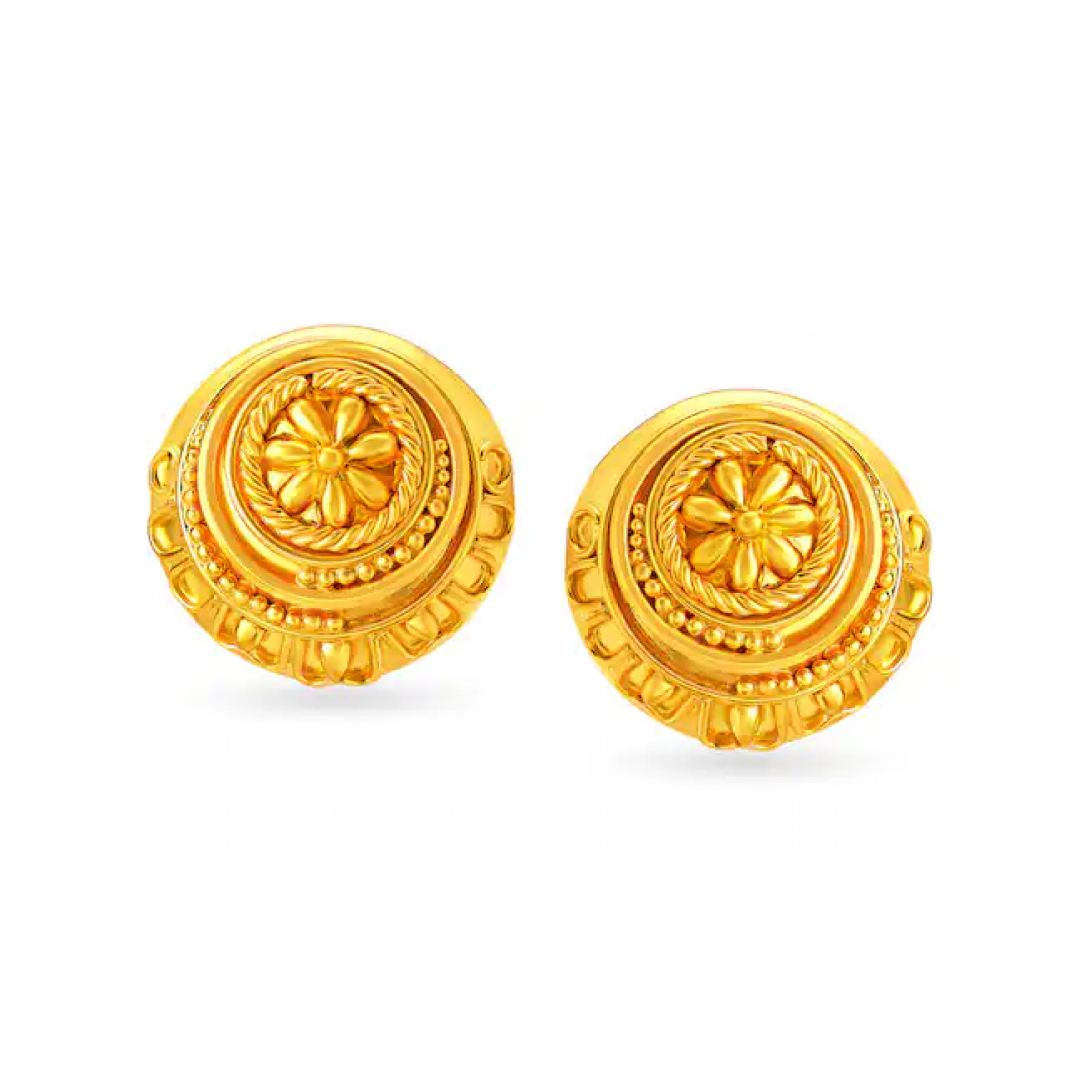 Elegant Gold Pendant Set